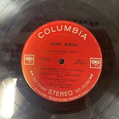 Johny Winter – Self Titled Vinyl Album FIRST PRESS CS 9826 Columbia Record USA!