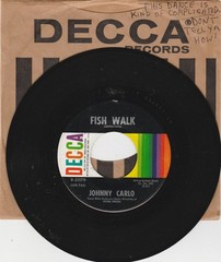 Johnny Carlo “Fish Walk” / “Poinciana” Decca 45 1960