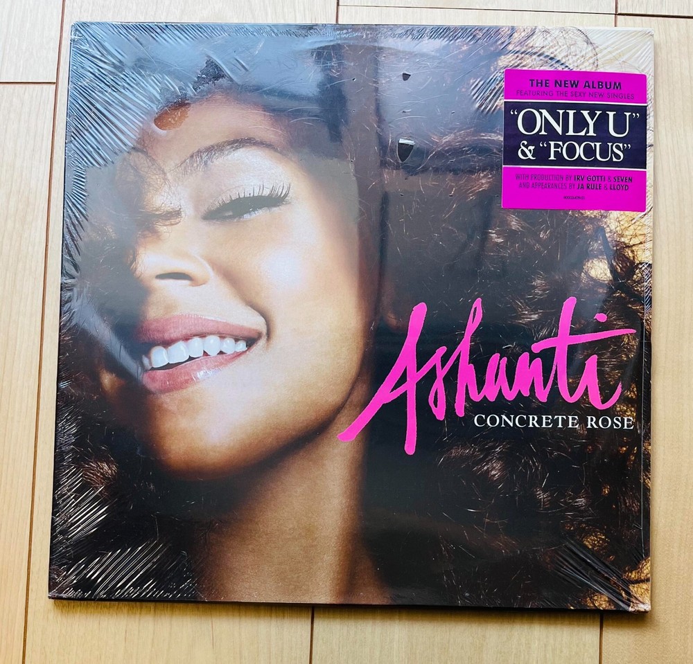 Ashanti / Concrete Rose 12″ Vinyl The INC Record 2LP 2004 US Original Edition