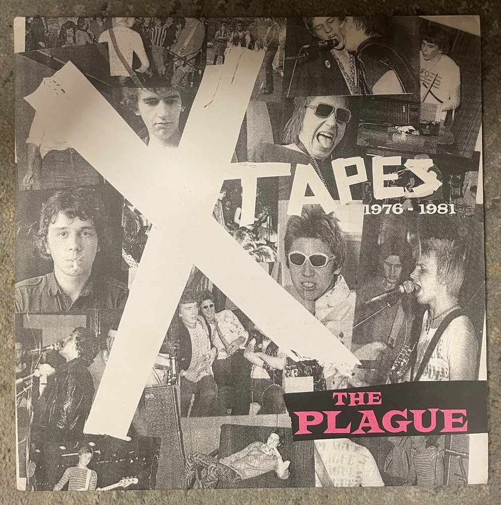 The Plague X Tapes 1976-1981 14 Track Vinyl Album Punk Pink & Black Vinyl