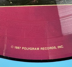Cinderella: Night Songs 1987 Mercury Records Picture Disc Vinyl LP Hype Sticker