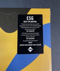 ESG – Keep On Moving LP on Neon Orange Vinyl Funk/Soul Electronic New Wave