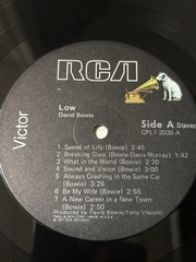 David Bowie Low Rare Orig 1977 RCA Records Black Label w/ inner sleeve VG++ LP