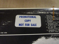 MC5 Back In The USA WHITE LABEL PROMO CTH PRESS LP Used! 1970 Atlantic Records