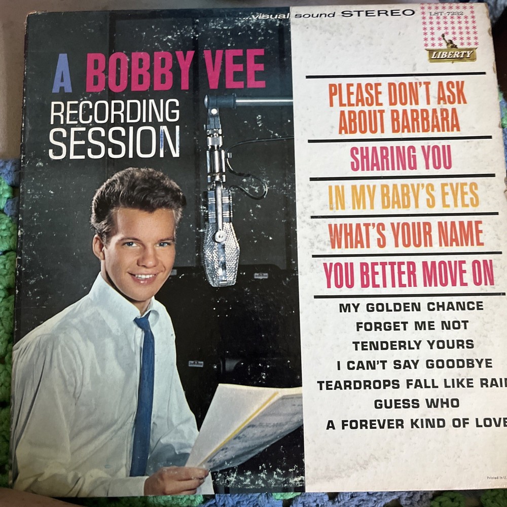 Bobby Ever Recoding Session Vintage Vintage Record Last-7232