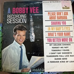 Bobby Ever Recoding Session Vintage Vintage Record Last-7232
