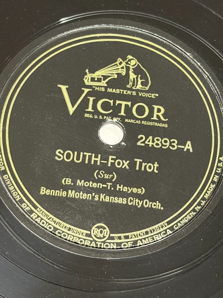 BENNIE MOTEN RCA-VICTOR 24893 South/She’s No Trouble KANSAS CITY JAZZ