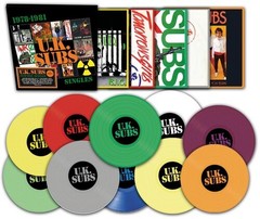 UK Subs – 1978-1981 Singles – Boxset With 10x Colored Vinyl 7-Inch Singles [New