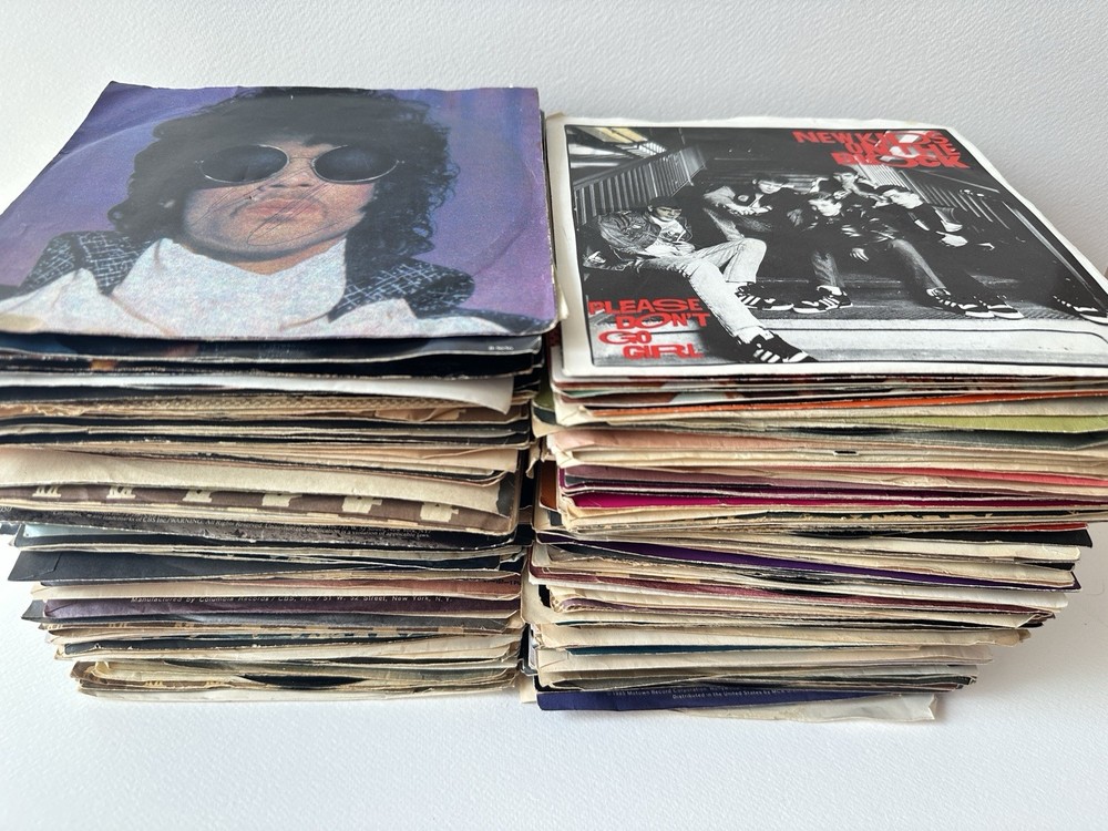 Lot Of 10 Random Vinyl Records 7” NM, EX, VG+ Soul Funk Disco Electronic + Bonus