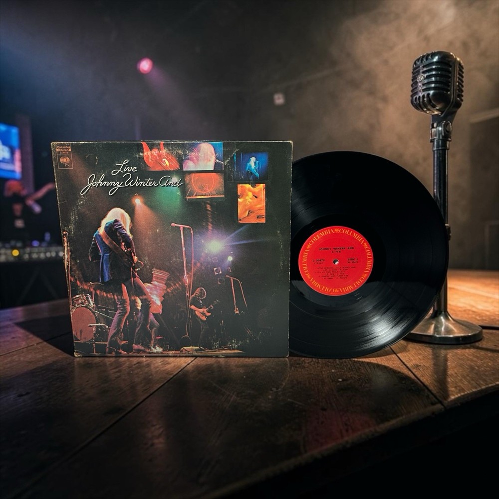 Johnny Winter And ~ LIVE ~ Vinyl LP record ~ 1971 Columbia Records C 30475