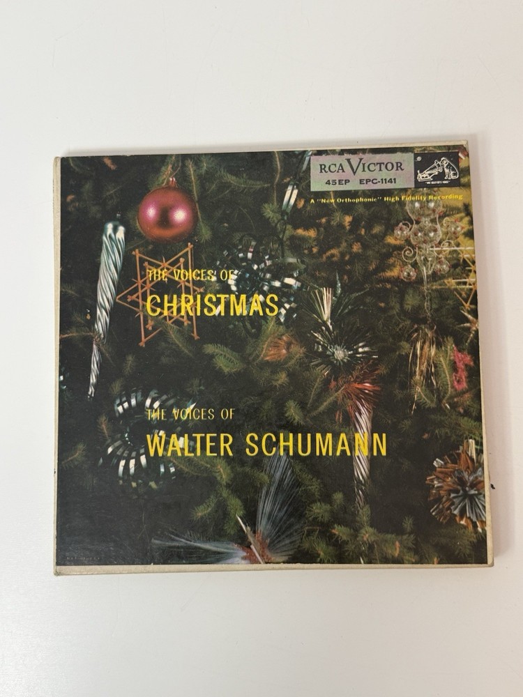 “The Voices of Christmas” The Voices of Walter Schumann EPC-1141 45RPM EP 7” Set