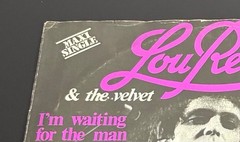 LOU REED & THE VU I’M WAITING FOR THE MAN DUTCH MAXI SINGLE MGM 2006 316 RARE PS