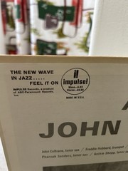 John Coltrane Ascension LP MCA Impulse! AS-95 1966 1st Press