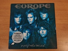 Europe Out Of This World Red Vinyl LP 1988 Epic 462449 1 Hard Rock Heavy Metal