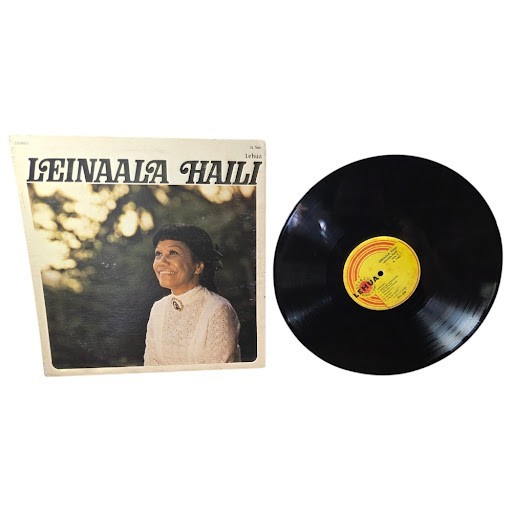 Leinaala Haili Self Titled LP 1975 Lehua SL 7007 Traditional Hawaiian Vinyl G+