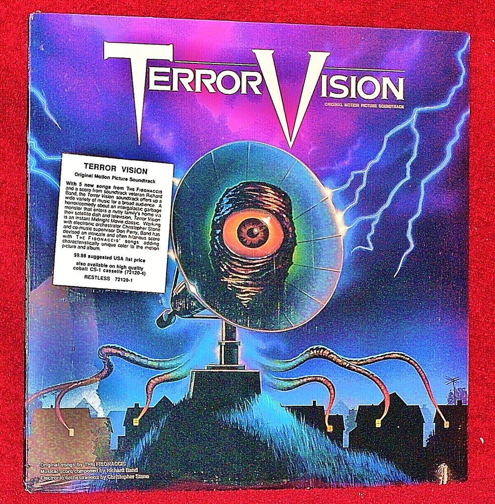 OST LP TERROR VISION RICHARD BAND THE FIBONACCIS 1986 RESTLESS SEALED ORIG PRESS