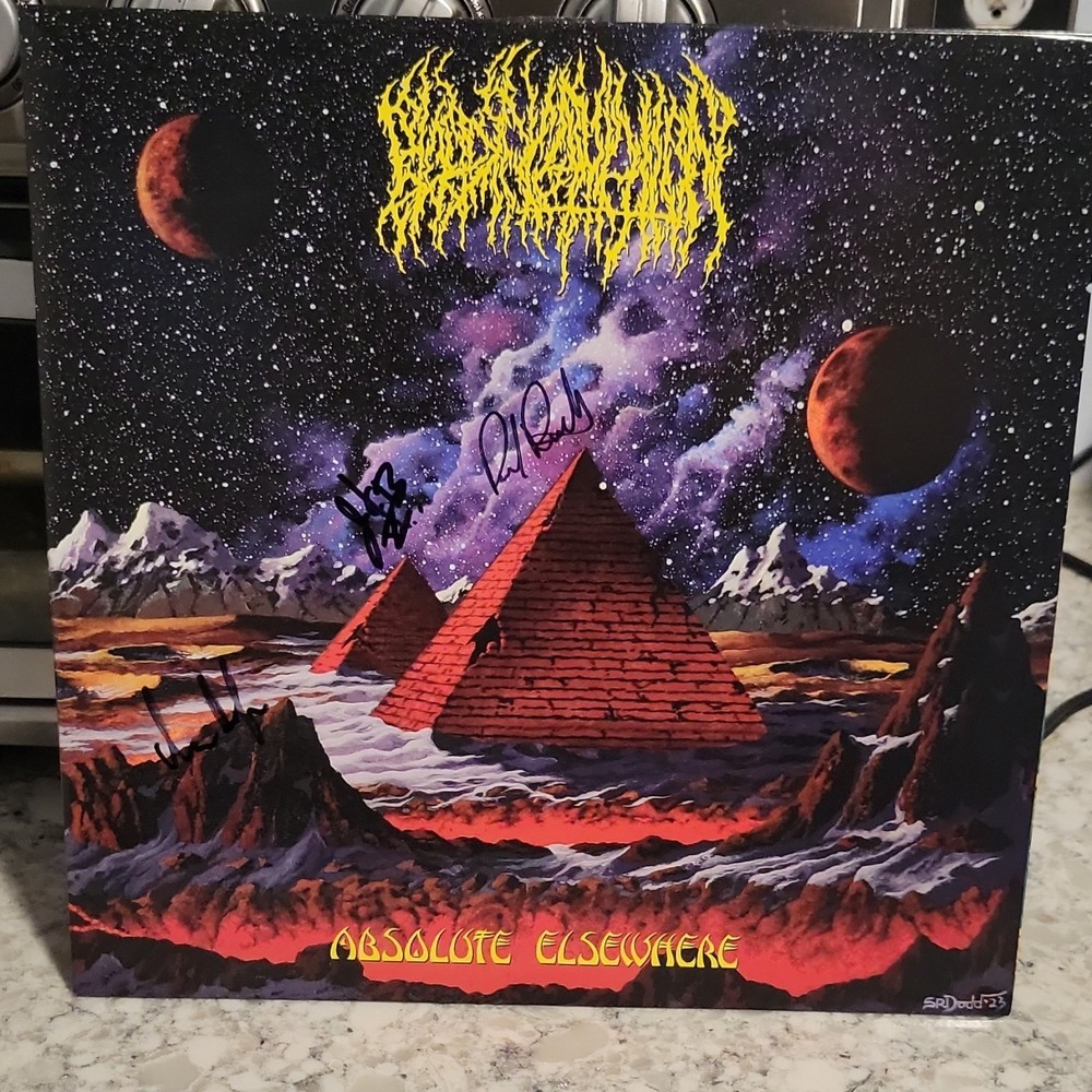 Blood Incantation – Absolute Elsewhere LP Signed Gold Vinyl Gatefold w/ poster