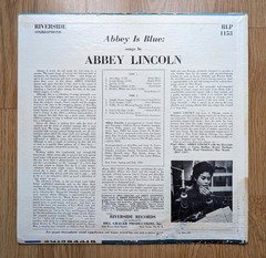 Abbey Lincoln Abbey Is Blue Riverside 1153 Original Stereo DG EXC