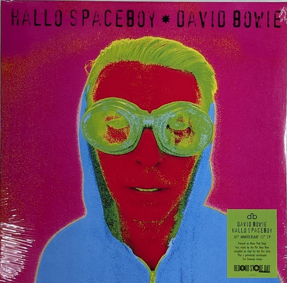 DAVID BOWIE Hallo Spaceboy SEALED Limited Edition EP Neon Pink Vinyl RSD