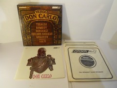 VERDI “DON CARLO 4 Vinyl LP Box Set LONDON OSA 1432 MV828