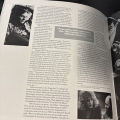 Vtg 1990 Led Zeppelin 12×12 Booklet Insert With Fold Out Center
