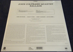 JOHN COLTRANE QUARTET RECORD BALLADS WAX TIME SEALED 2013 AUDIOPHILE 180GM L@@K!