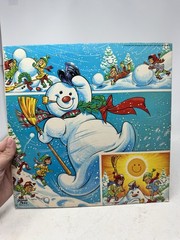 Frosty The Snowman Vinyl LP Peppermint Kandy Kids 1970 Peter Pan Xmas Songs