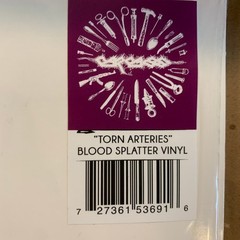 CARCASS Torn Arteries 2021 Nuclear Blast 2XLP 45 RPM Clear w Red Black Blue NM-