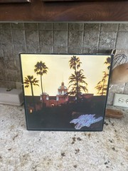 The Eagles Hotel California Vinyl LP Asylum Records 6E-103 1976 NO Poster