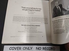 COVER ONLY: Vintage Man On The Moon Apollo 11 1969 LP Lincoln Mercury 70s Car Ad