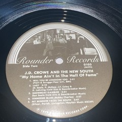 J.D. Crowe & The New South – My Home Ain’t In The Hall Of Fame – 1979 LP