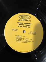 Edgar Winter’s White Trash ‎– Roadwork Vinyl, LP 1972 Epic ‎– KEG 31249