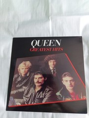 Queen – Greatest Hits LP Compilation UK Reissue 12″ Vinyl Barcode 1981 EX