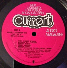 ELVIS PRESLEY on VARIOUS Artists Non-Music Record CURRENT AUDIO MAGAZINE Buddah