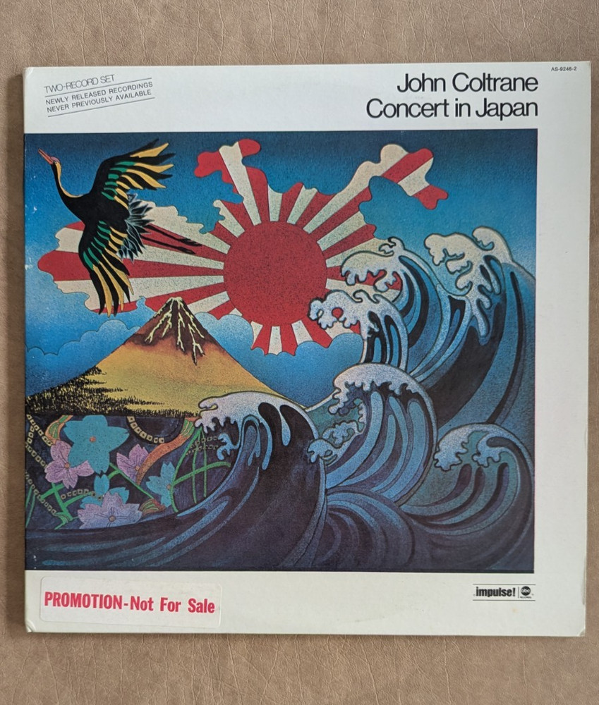JOHN COLTRANE ULTRA-RARE PRISTINE MINT ‘CONCERT IN JAPAN’ QUAD COPY NEVER PLAYED