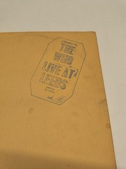 1970 The Who Live At Leeds Vinyl Record Decca Record With Inserts