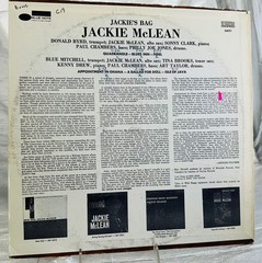 LP: Jackie McLean, Jackie’s Bag, Blue Note BST 84051, Reissue, Stereo, 1970, Har