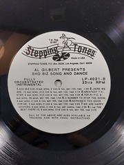 Al Gilbert Presents Sho Biz Song & Dance Stepping Tones 33 1/3 RPM
