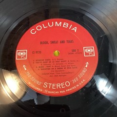 Blood, Sweat And Tears Vinyl Album Columbia Records CS 9720 Pre-Owned