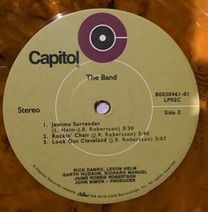 THE BAND – 2-LP – 50TH ANNIVERSARY – BROWN SWIRL “TIGER’S EYE” VINYL – NEW!