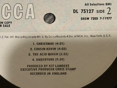 THE WHO *TOMMY* WHITE LABEL PROMO COMPLETE WITH BOOKLET