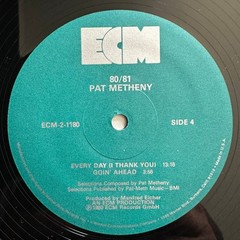 Pat Metheny 80/81 Vinyl 2LP 1980 ECM Records Fusion Contemporary Jazz