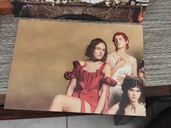 THE LAST DINNER PARTY SIGNED COVER PRELUDE TO ECSTASY RED LP