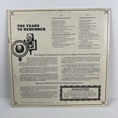 The Years To Remember – Frank Knight – Longines Symphonette Society Vinyl Record