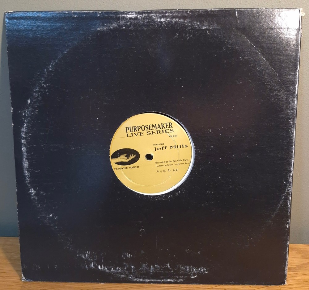 Jeff Mills 12″ Live at the Rex Club Purpose Maker Live Series House Techno Vinyl