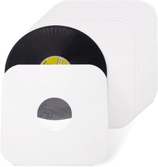 sdroceRyaM 12 Inches Vinyl Record Inner Paper Sleeves with PO Film – Anti-Static