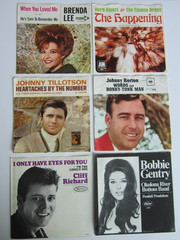 1960s POP COUNTRY Lot Of 53 PICTURE SLEEVES 45 RPM No Records ALL PICTURED