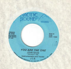 1985 OBSCURE PRIVATE ARTIC SOUND 45 JOHN BASS ANGEL OF LOVE & YOU ARE THE ONE NM