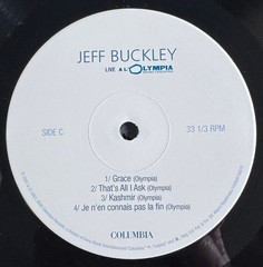Jeff Buckley ‎– Live A L’Olympia (2X VINYL)