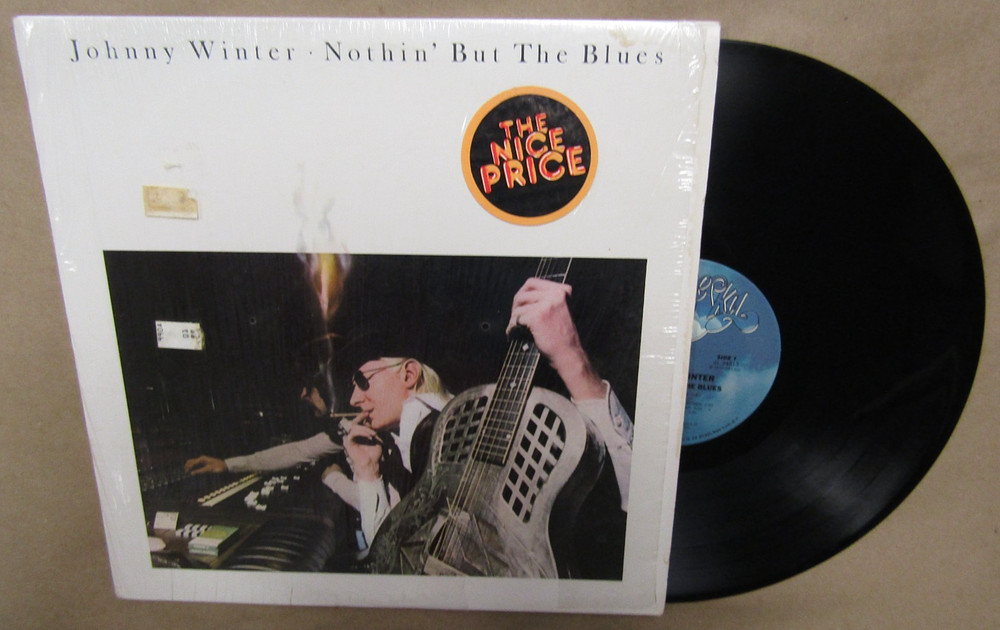JOHNNY WINTER-NOTHIN BUT THE BLUES,PZ-34813,1977VINYL ALBUM RECORD